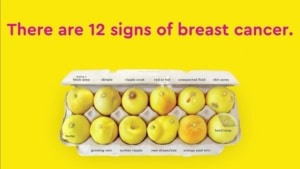 Know Your Lemons: 12 signs of breast cancer
