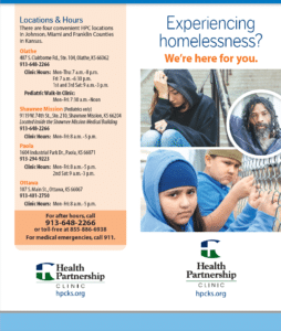 Homelessness Flyer (English)